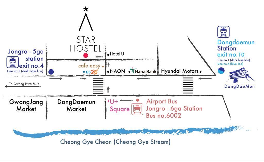 Star Hostel Seoul Dongdaemun Ngoại thất bức ảnh